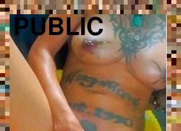 masturbare-masturbation, public, strapon, negresa, lesbiana, solo, femdom, tatuaj