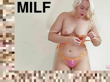 rit, babe, milf, blond, perilo, fetiš, tangice