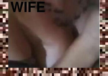 Wife gives sloppy head until I cum