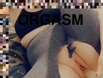 lasit, masturbaatio, orgasmi, pillu-pussy, amatööri, lelu, punapää, kiimainen, britti, tiukka