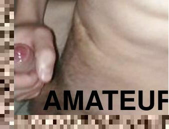 svær, onani, amatør, cumshot, stor-pikk, cum, alene, pikk