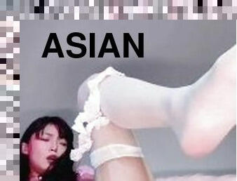 asiático, masturbación, orgía, amateur, juguete, japonés, mona, a-solas, jugoso
