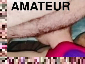 clito, masturbation, amateur, jouet, réalité