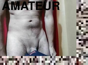 I get ready for my sugar mommy. Male masturbation