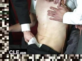 SayUncle - Hot Stud Gets His Body Caressed By Bishops During His Sacred Ordination