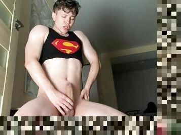 Dreamy Superman Shows Off His Perfect Dick Size - Rushlight_Dante