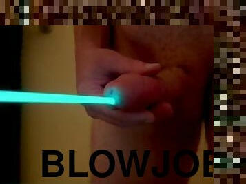 Turning my cock into a Glowstick