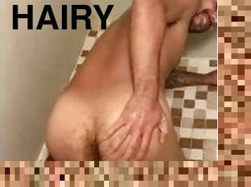 Getting My Hairy Hole Pissed on in the Shower