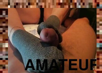 amatør, cumshot, milf, par, føtter, pov, fetisj, erting