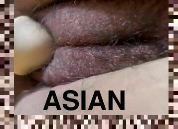 Asian Tranny Gets Fucked With Strapon