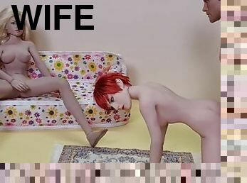 bisexual wife fucks with friend and husband