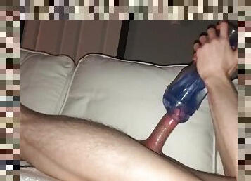 Using Fleshlight Like A Throat Till Loud Huge Fleshlight Creampie