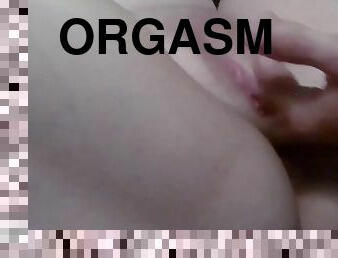 orgasme, pussy, fingret, oral, barbert, våt