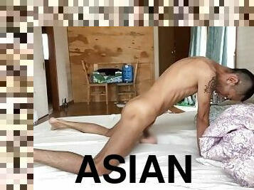 asiático, masturbación, juguete, hardcore, gay, japonés, corrida-interna, locura, hentai, a-solas