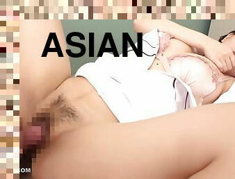 asia, berambut, remaja, jepang, kaki, sudut-pandang, fetish-benda-yang-dapat-meningkatkan-gairah-sex, berambut-cokelat