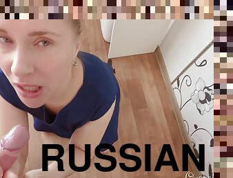 russisk, strømper-stockings, pov, blond