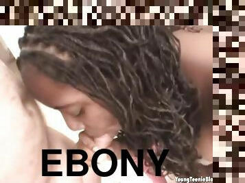 Stockinged Pov Ebony Sucking On Dick