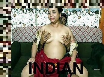 Indian Hot Aunty Hardcore Sex! Uncle Caught Us