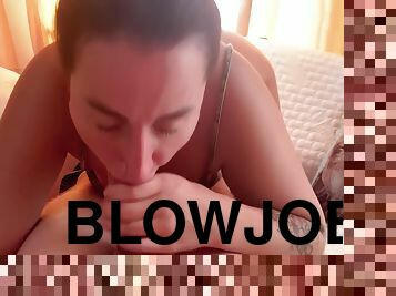 Best Morning Blowjob In The Tent - Public Blowjob 5 Min