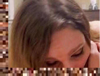 Trans slut Sophie Harper lovingly sucks cock