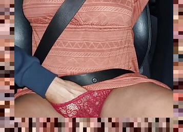 My Uber Driver Fingured My Wet Pussy And Made Me Cum While Driving