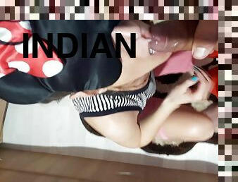 Hot Indian Babe Girl Persuaded To Suck Cock And Have Sex By Her Stepbrother
