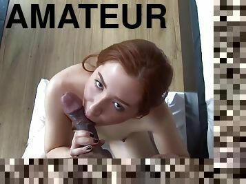 Sexy Redhead Latina Amateur Takes Hard Pounding And A Mouthful Of Cum With Catalina Colorado