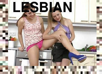 Two Lesbians Having Fun - Corazon Del Angel