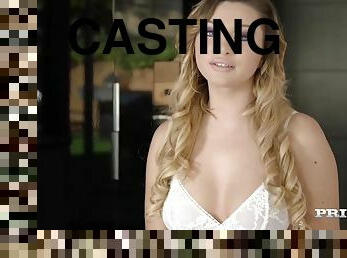 casting, wywiad, brunetka