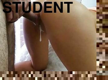 pussy, skolejente, student, blowjob, cumshot, cum, riding, cowgirl, pikk