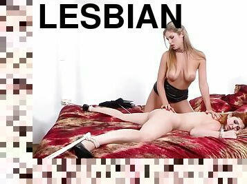 anal, lesbiana, juguete, sadomasoquismo, rubia