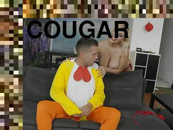 Exciting cougar mind-blowing adult clip