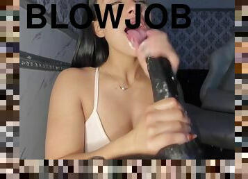 She will finish you money shot with a POV blowjob