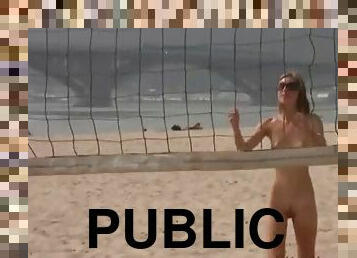 nudists, publisks, pludmale