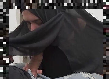 Dick Flash. Married woman in hijab caught me jerking off in a public waiting room