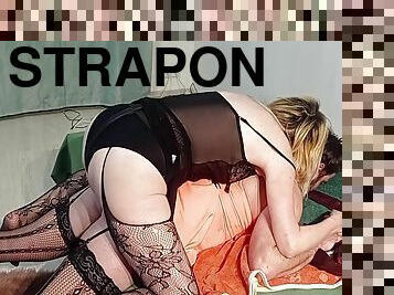 strapon, anal, milf, leke, bdsm, strømper-stockings, blond, engel, tjekkisk, bondage