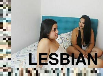 lesbiana, hardcore, excitat, futai