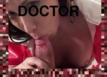 Nurse In Latex Gets Fucked By Two Doctors