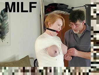 tate-mari, milf, jucarie, bdsm, inceandu-se, bondage