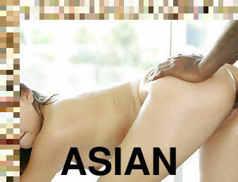 Asian Babe Jade Luv Screams on Massive BBC
