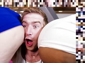 Jaw-Dropping Interracial Threesome At Brazzers "Ladies, Twerk It Out"