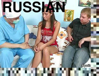 russisk, amatør, blowjob, tenåring, gruppesex, trekant, oral