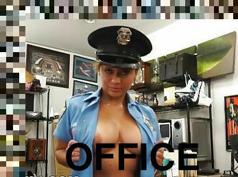 Sean Lawless Fucks Ms. Police Officer In Backroom