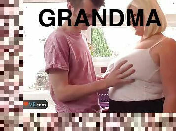 Young Pervert And Chubby Grandma