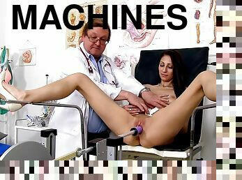Anna Blendova Dildo Machine Sex