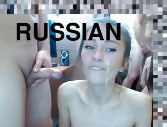 ázsiai, orosz, szopás, kilövelés, tinilány, házilag-készített, párok, arcraverés, webkamera, orális