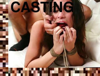 adolescenta, hardcore, latina, auditie-casting, brutal, tare