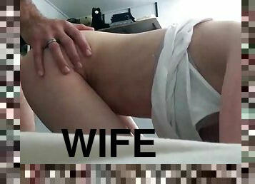 Submissive wife who gives her ass to fill her husband