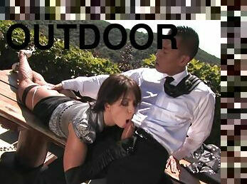 Lea Lexis Amazing Outdoor Sex Video