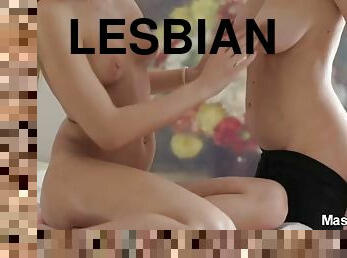 Lesbian Oil Rubdown